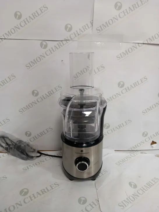 COOK'S ESSENTIALS 400ML COMPACT DOUBLE BLADE FOOD PROCESSOR