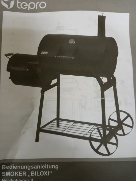 TEPRO SMOKER BILOXI BARBECUE 