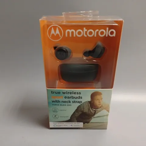 BOXED MOTOROLA TRUE WIRELESS SPORTS EARBUDS