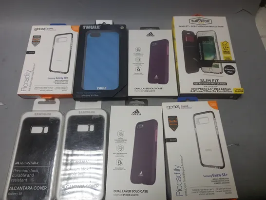 LOT OF APPROXIMATELY 60 ASSORTED MOBILE PHONE CASES AND SCREEN PROTECTORS