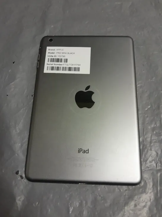 UNBOXED APPLE IPAD MINI IN BLACK - A1432