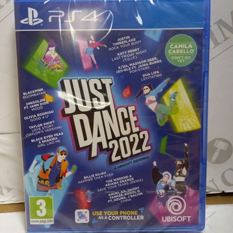 SEALED JUST DANCE 2022 PLAYSTATION 4 GAME