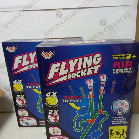 LOT OF 10 FLYING ROCKET TOY GAMES