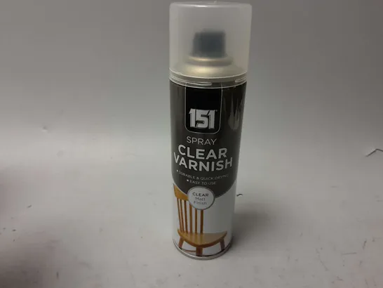 12 151 SPRAY CLEAR VARNISH MATT FINISH - COLLECTION ONLY