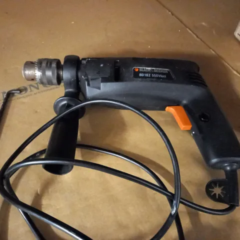 BLACK & DECKER CORDED HAMMER DRILL 550W BD162