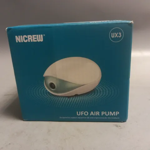 BOXED NICREW UFO AIR PUMP