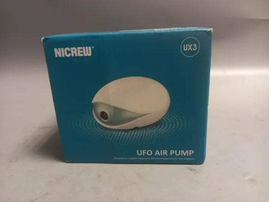 BOXED NICREW UFO AIR PUMP