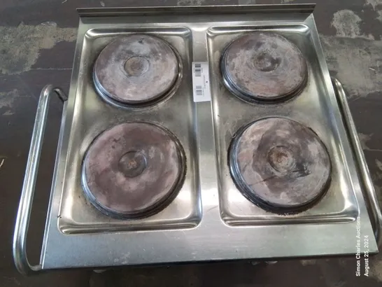 STAINLESS STEEL 4 HOB COOKER