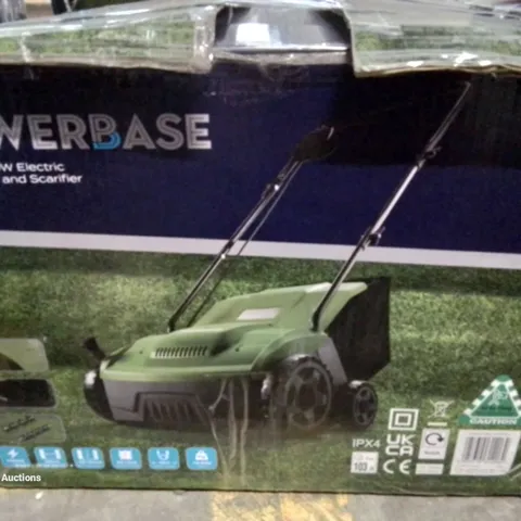 BOXED POWERBASE 32CM 1200W ELECTRIC ROTARY LAWN MOWER 