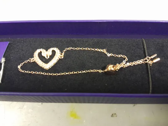 SWAROVSKI HEART THEMED BRACELET