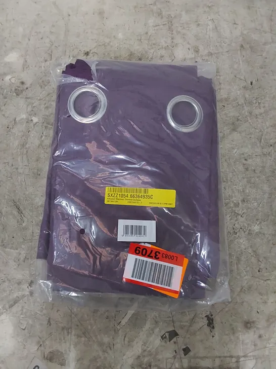 BAGGED ALHAMDI BLACKOUT THERMAL CURTAINS - PURPLE // SIZE UNSPECIFIED 