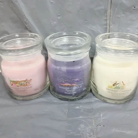 SET OF 3 YANKEE CANDLES