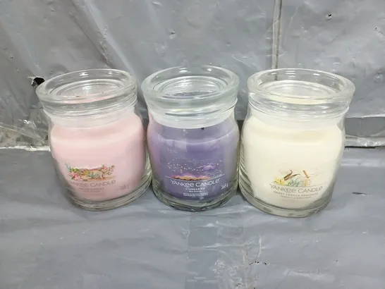 SET OF 3 YANKEE CANDLES