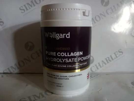 WELLGARD GOLD STANDARD PURE COLLAGEN HYDROLYSATE POWDER FOOD SUPPLEMENT 400G 