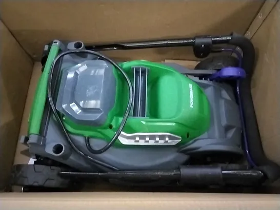 BOXED POWERBASE 37CM 40V CORDLESS MOWER