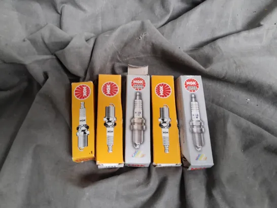 LOT OF 5 NGK SPARK PLUGS 