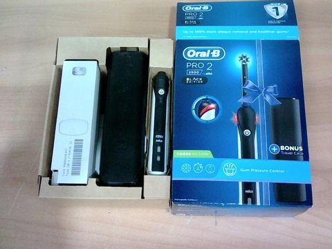 BOXED ORAL-B PRO 2 2500 BLACK EDITION ELECTRIC TOOTHBRUSH