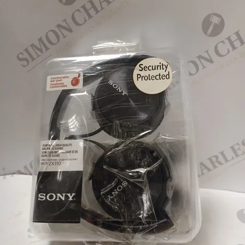 BOXED SONY MDR-ZX310 OVER-EAR HEADPHONES IN BLACK