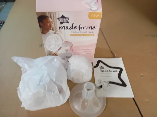 BOXED TOMMEE TIPPEE MANUAL BREAST PUMP 