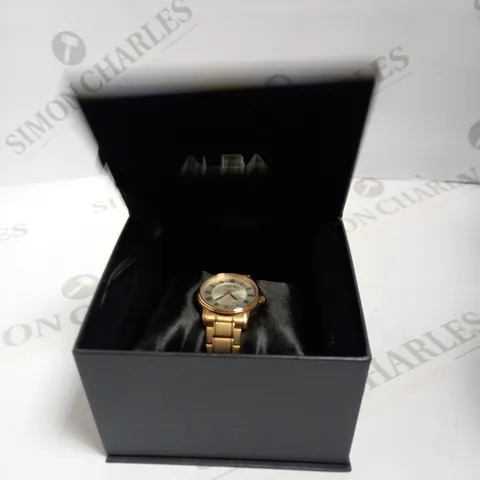 ALBA GOLDEN WOMENS WATCH - VERIFIED 