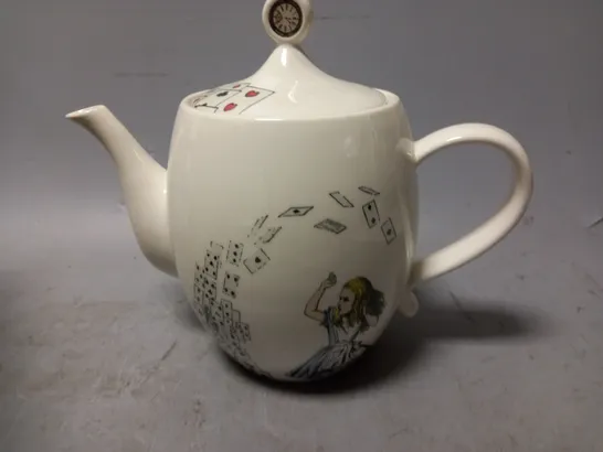 BRAND NEW ALICE IN WONDERLAND THEMED TEAPOT