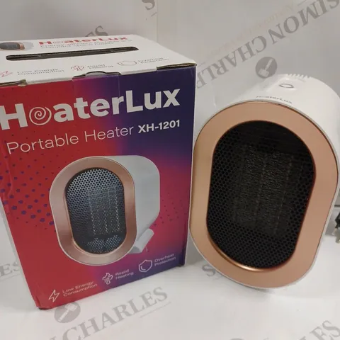 BOXED HEATERLUX XH-1201 PORTABLE HEATER 