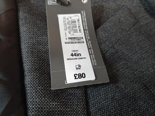 M&S REGULAR FIT GREY SUIT JACKET - 44" REG