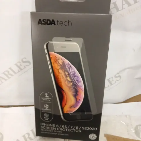 LARGE QUANTITY OF TECH IPHONE 6/6S/7/8/SE2020 SCREEN PROTECTORS TEMPERED GLASS