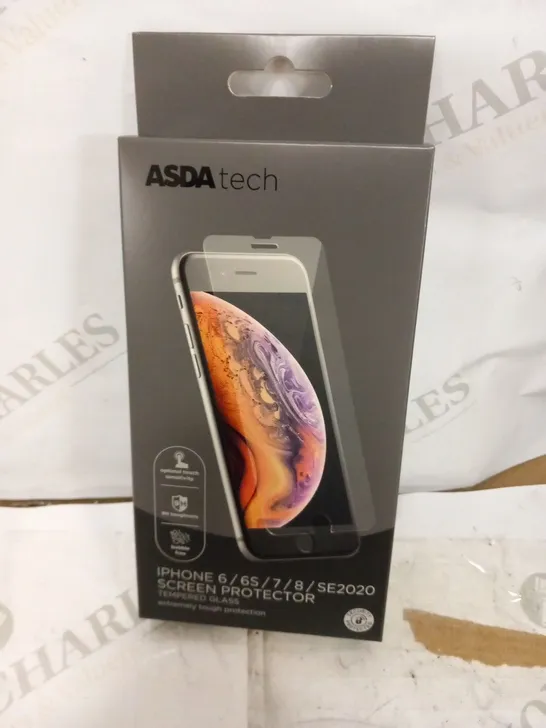 LARGE QUANTITY OF TECH IPHONE 6/6S/7/8/SE2020 SCREEN PROTECTORS TEMPERED GLASS