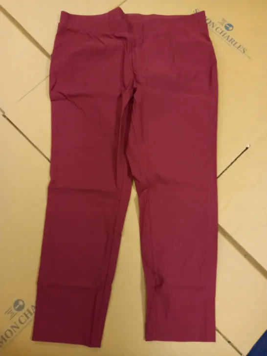 LOT OF APPROX 20 BRAND NEW MR MAX FASHIONS RUSSET SOFT STRETCH PETITE TROUSERS - SIZE 16