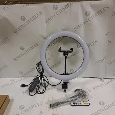 BOXED ELEGIANT LED ALUMINIUM TRIPOD SELFIE RING LIGHT