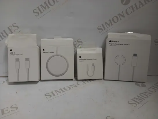 LOT OF APPROXIMATELY 15 APPLE CHARGERS & ACCESSORIES RRP £325