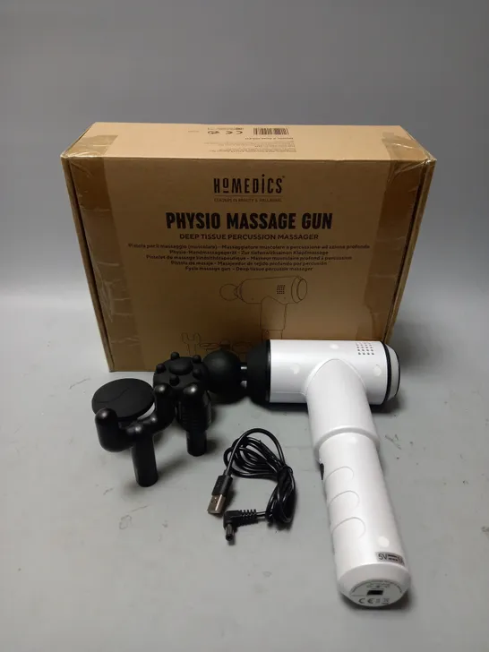 BOXED HOMEDICS PHYSIO MASSAGE GUN 