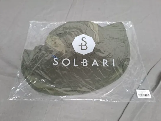 BAGGED SOLBARI OUTBACK TRAVEL HAT IN FOREST GREEN - SMALL