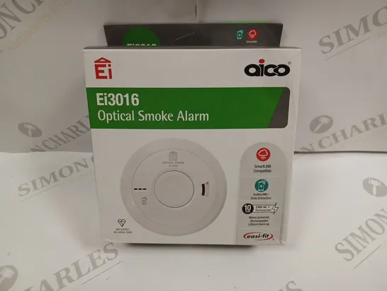 BOXED AICO EI3016 OPTICAL SMOKE ALARM