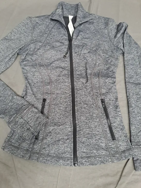 LULULEMON GREY ZIP THROUGH LADIES JACKET - 6