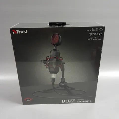 BOXED SEALED TRUST BUZZ USB STREAMING MICROPHONE 