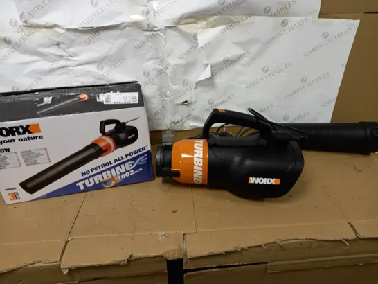 WORX WG518E AIR TURBINE CORDED LEAF BLOWER