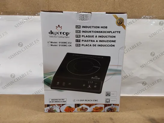 BRAND NEW BOXED DUXTOP INDUCTION HOB 9100MC 2100W COOKTOP (1 BOX)