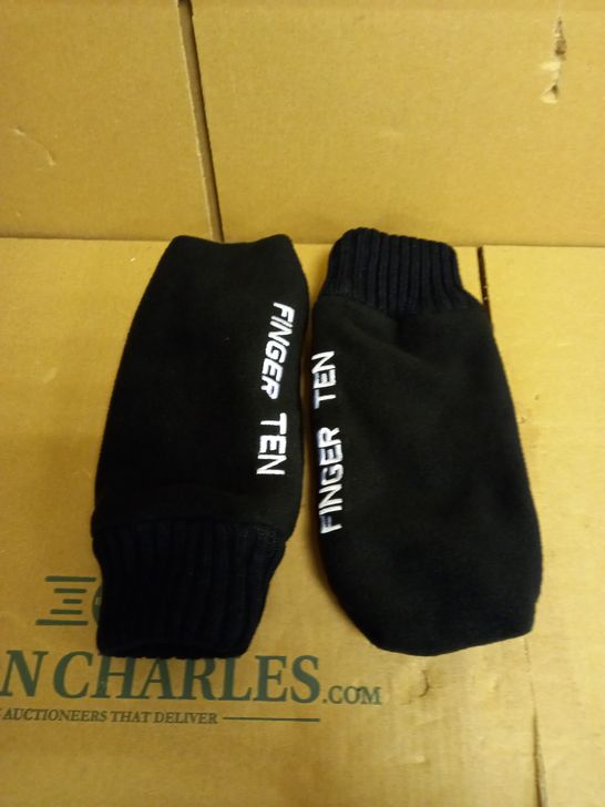 FINGER TEN BLACK WINTER MITTS SIZE M