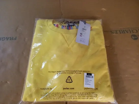 BAGGED JOULES MONIQUE YELLOW GOLD JUMPER - UK 16