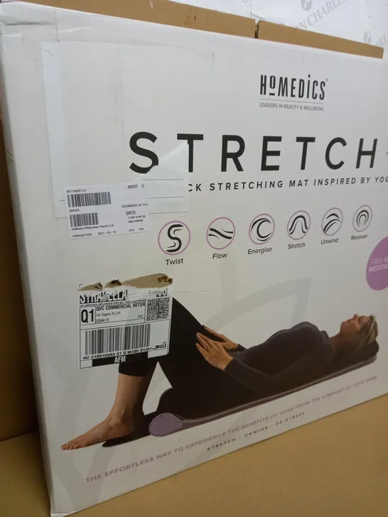 HOMEDICS STRETCH+THE  BACK STRETCHING MAT INSPIRED BY YOGA