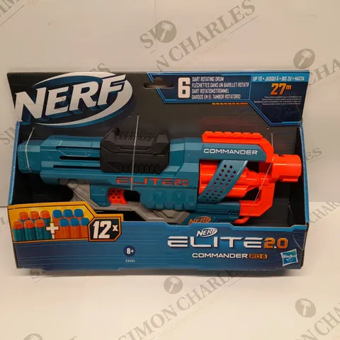 BRAND NEW BOXED NERF ELITE 2.0 COMMANDER RD-6 WITH 6 DART ROTATING DRUM