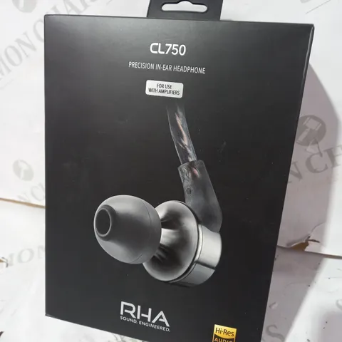 RHA L750 PRECISION IN-EAR HEADPHONE FOR USE WITH AMPLIFIERS 