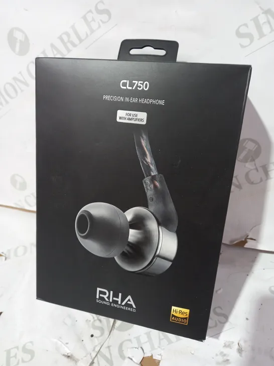 RHA L750 PRECISION IN-EAR HEADPHONE FOR USE WITH AMPLIFIERS 