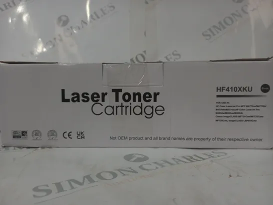 BOXED UNBRANDED HF410XKU LASER TONER CARTRIDGE IN BLACK