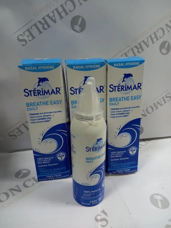 BOX OF APPROX 20 STERIMAR BREATH EASY DAILY NASAL HYGIENE  - COLLECTION ONLY