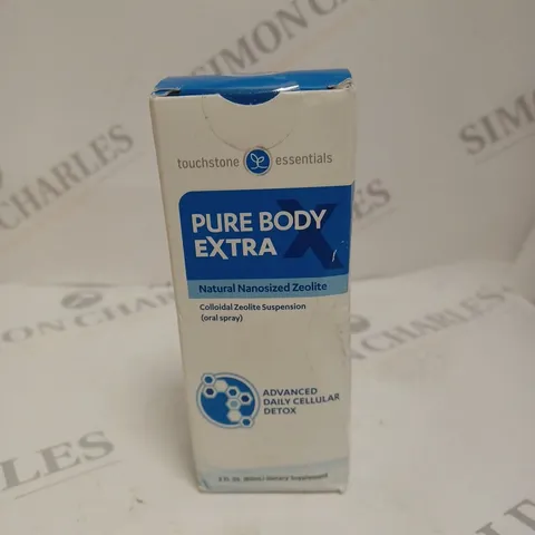 BOXED SEALED TOUCHSTONE ESSENTIALS PURE BODY EXTRA ORAL DIETARY SUPPLEMENT - 60ML 
