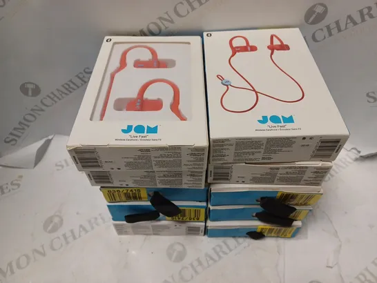 APPROXIMATELY 10 BOXED JAM LIVE FAST WIRELESS EARPHONES