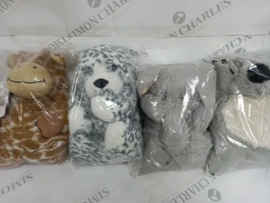 LOT OF 4 ANIMAL THEMED WARMIES